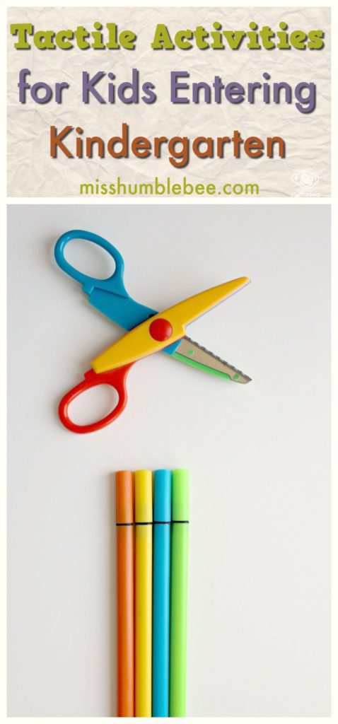 When children enter kindergarten they begin to do a lot of fine motor activities. Use these tactile activities for kids to strengthen their fine motor skills. 