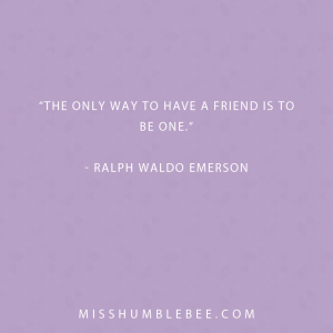 Quote of the Day – Making Friends In Kindergarten