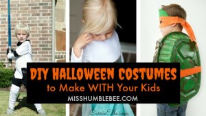 DIY Halloween Costumes to Make WITH Your Kids