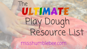 The Ultimate Play Dough Resource List