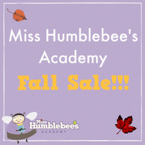 Miss Humblebee’s Academy Fall Sale