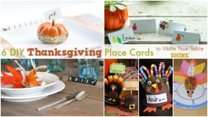 Six DIY Thanksgiving Place Cards to Make Your Table Shine