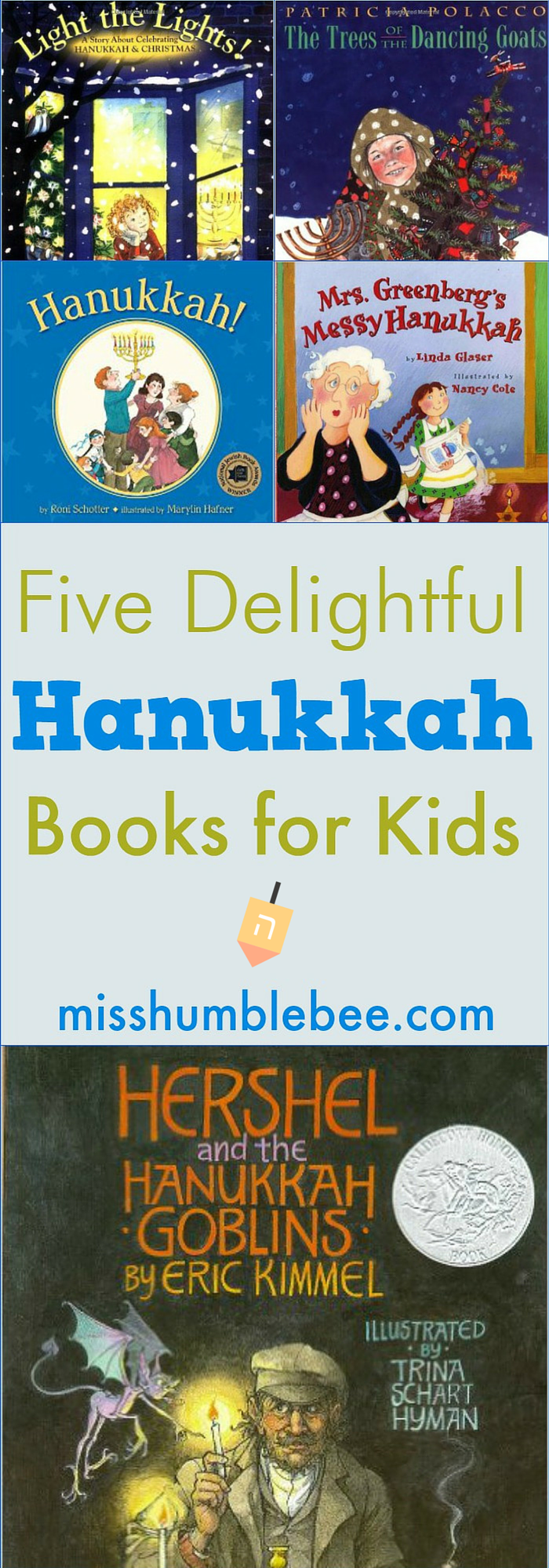 Great books about Hanukkah to read with your kids