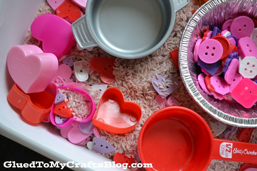 sensory play for valentine's day