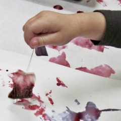 Tea Bag Painting