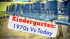Kindergarten: 1970s vs Today