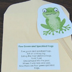 Frog Finger Play