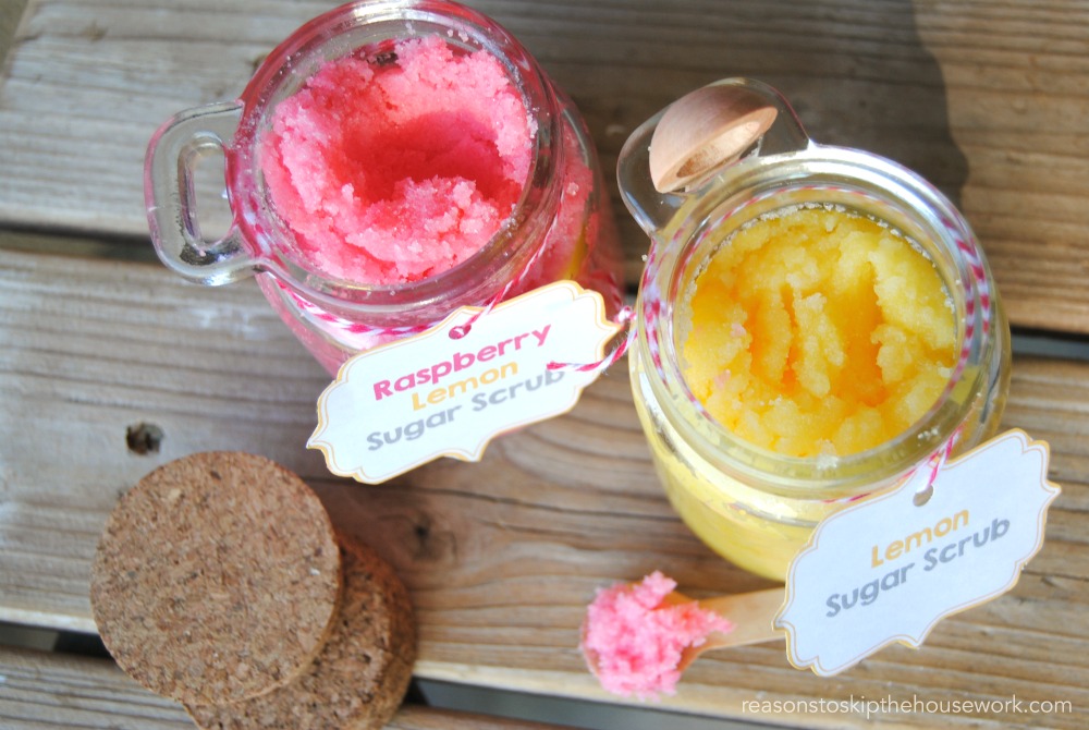 sugar scrub reasons to skip the housework