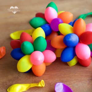 Sensory Rainbow Balloon Balls