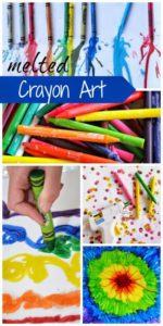 Melted Crayon Art