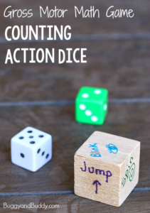 Gross Motor Math Game: Counting Action Dice