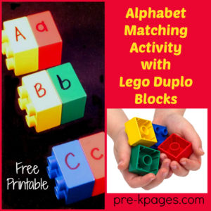 Lego Duplo Alphabet Blocks