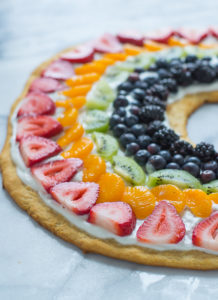 Rainbow Fruit Pizza