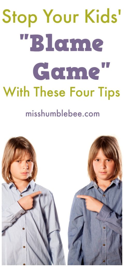 Stop Your Kids Blame Game With These Four Tips 1