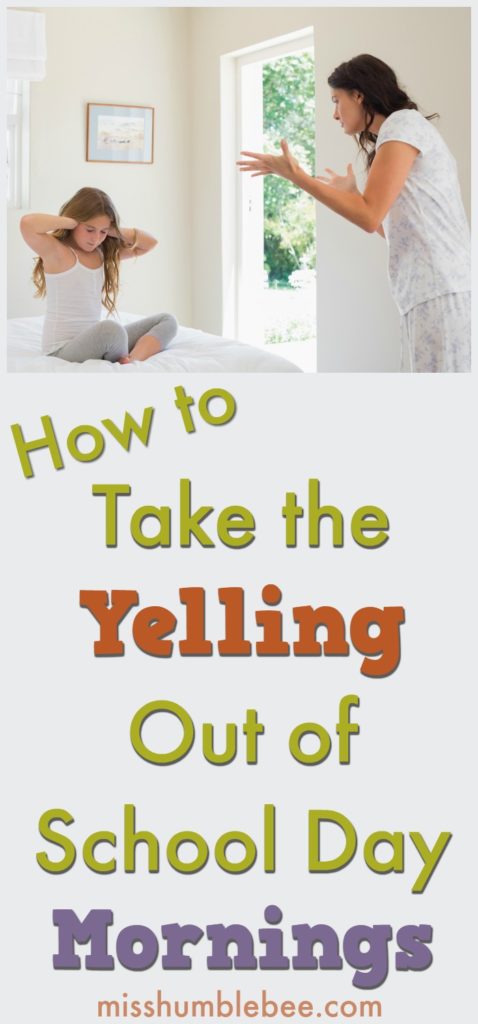 If getting out the door for school and work each morning is a battle, these six tips are for you. Take the yelling out of school day mornings, leave the stress behind, and start your day on the right foot.