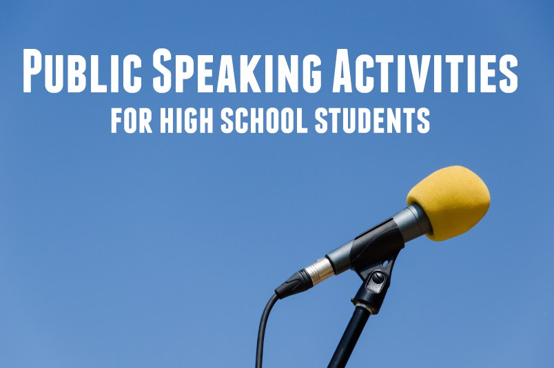 public speaking activities