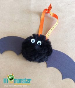 Pom Pom Bat Craft