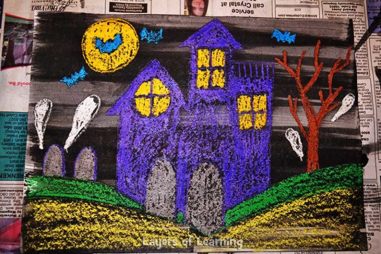 Halloween Wax Resist Art Misshumblebee's Blog