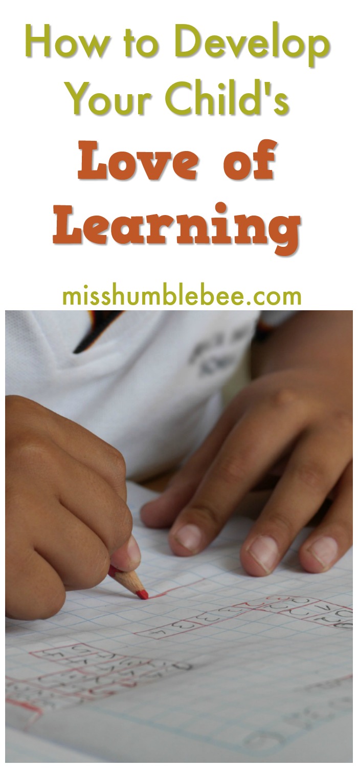 Help develop your child's love of learning for easier school days and a bright future.