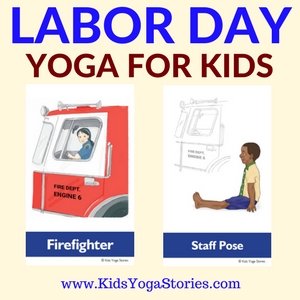 Labor Day Yoga Poses for Kids