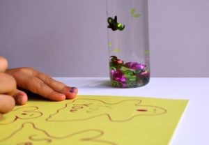 Ghostly Sensory Bottle and Sight Words