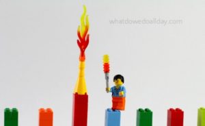 Lego Menorah