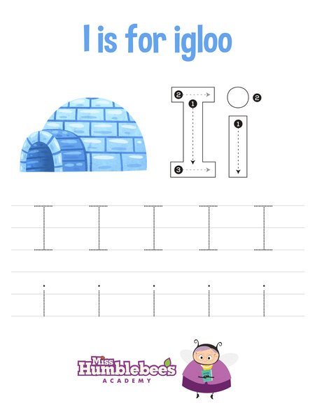 Copy of Letter I Tracing