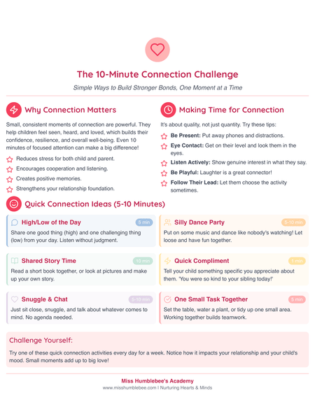 Parents - The 10-Minute Connection Challenge