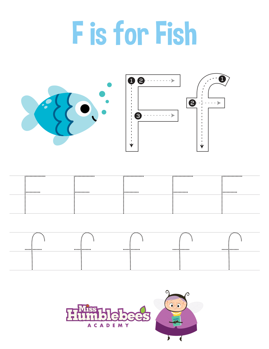 Copy of Letter F Tracing