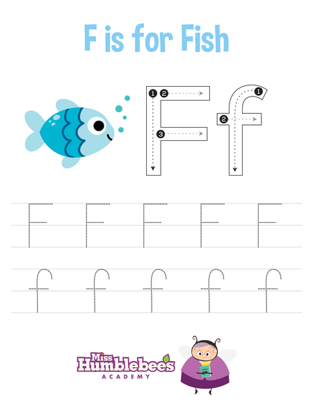 Copy of Letter F Tracing