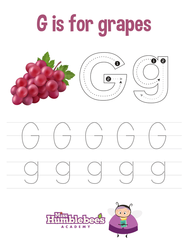 Copy of Letter G Tracing