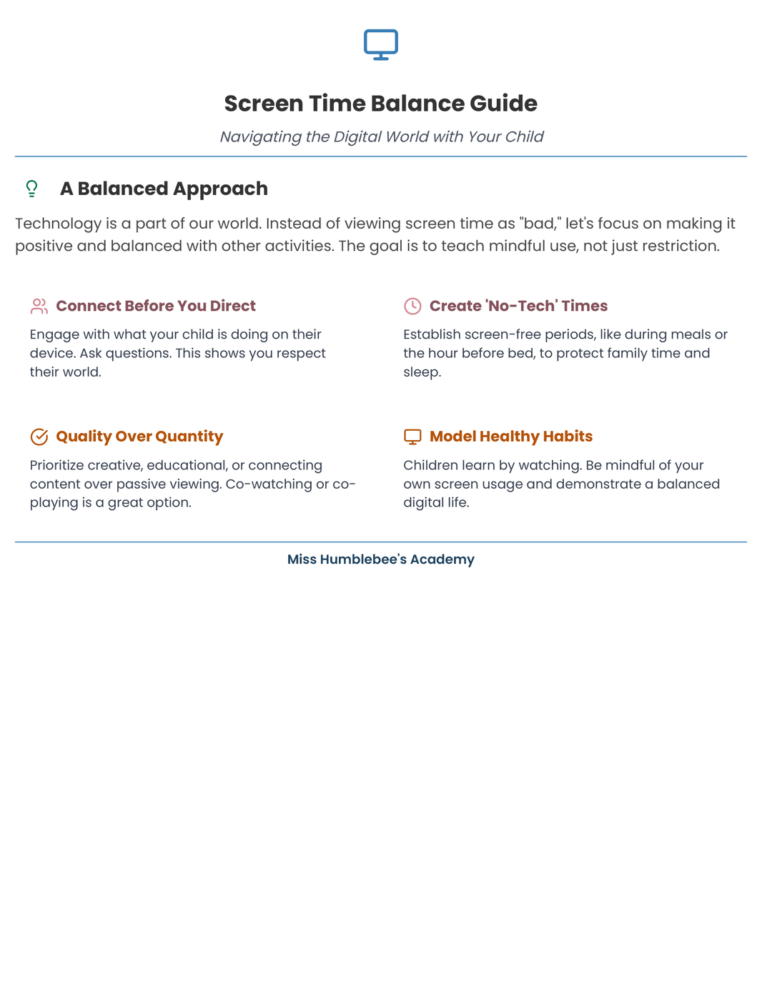 Parents - Screen Time Balance Guide