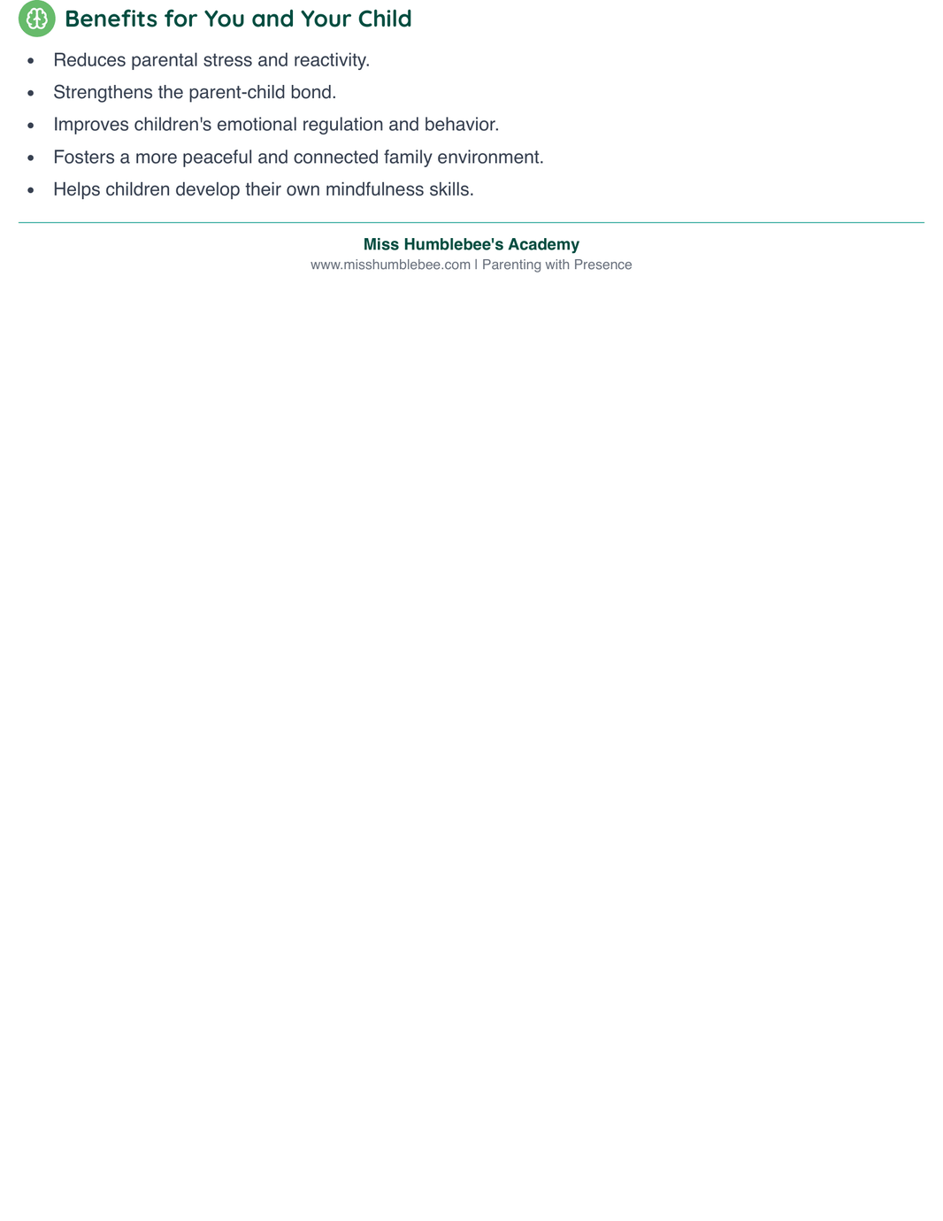Parents - Mindful Parenting Tools  Techniques
