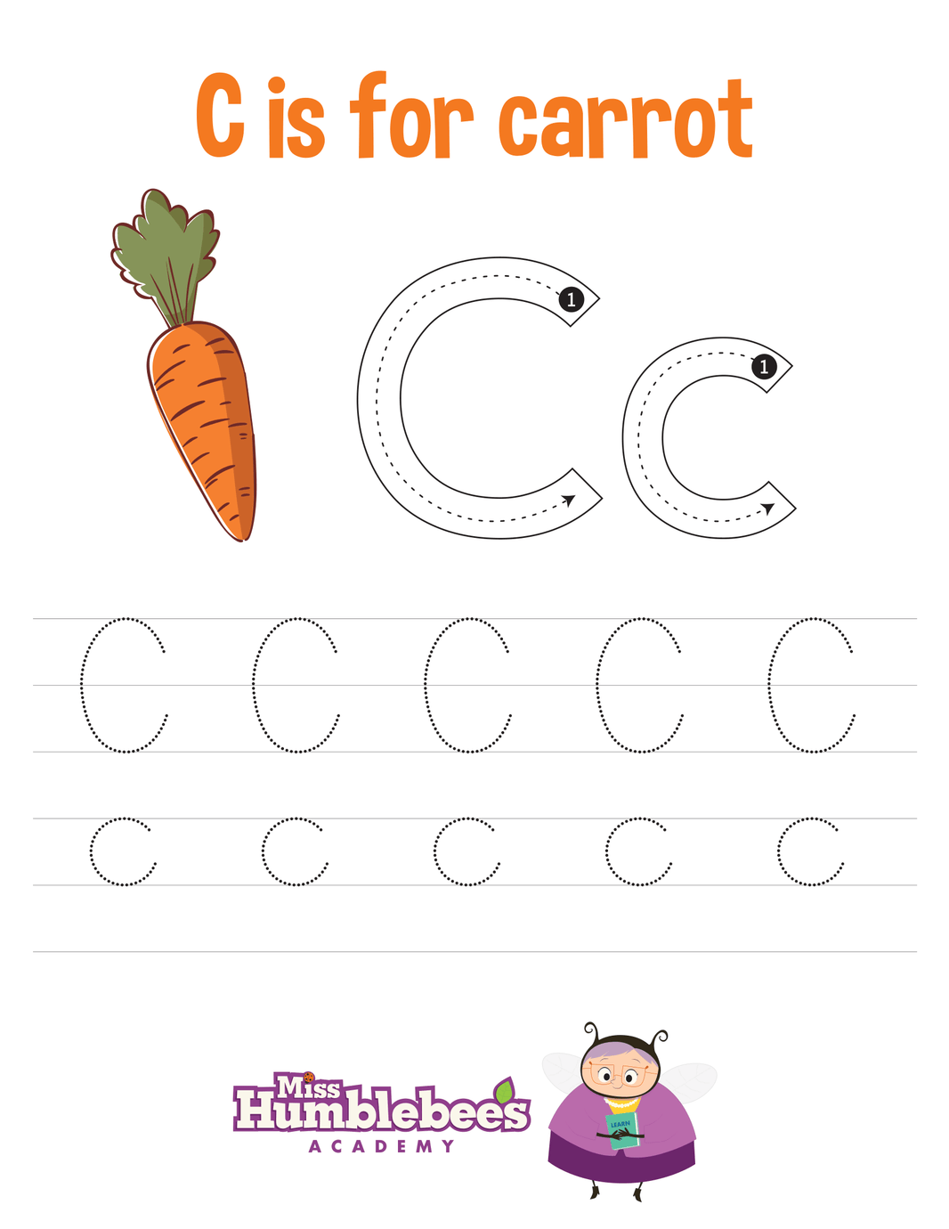 Copy of Letter C Tracing