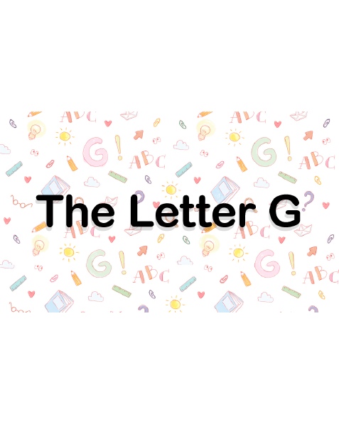 The Letter G Book