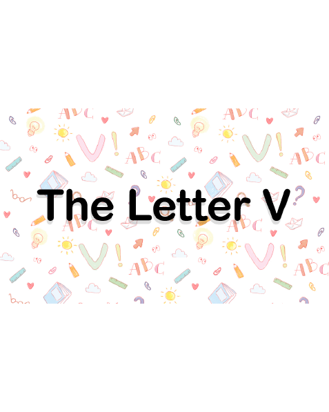 The Letter V Book