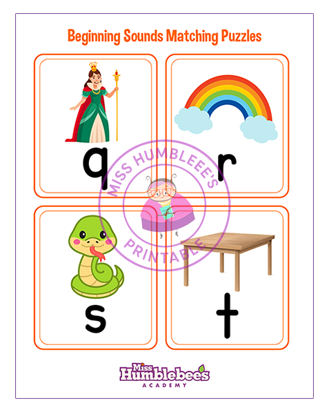 Beginning Sounds Puzzle 5