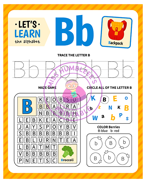 Letter Activity B