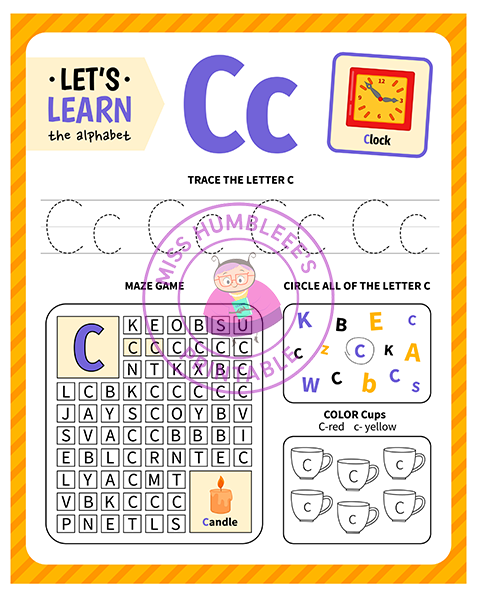 Letter Activity C
