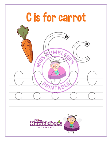 Letter C Tracing