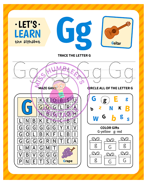 Letter Activity G