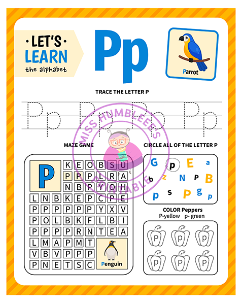 Letter Activity P