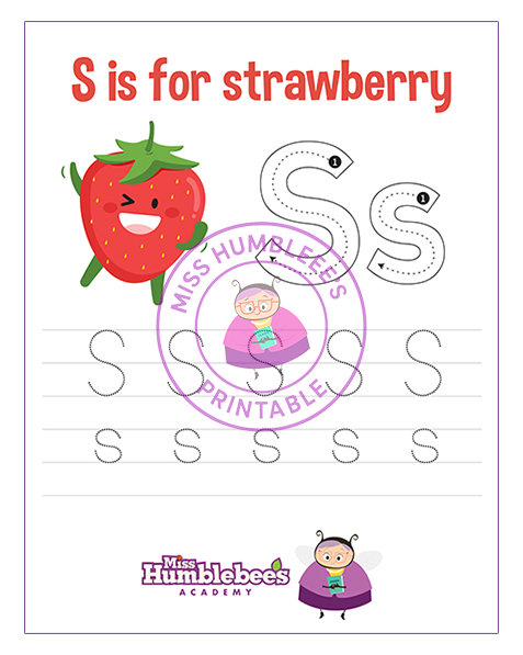 Letter S Tracing
