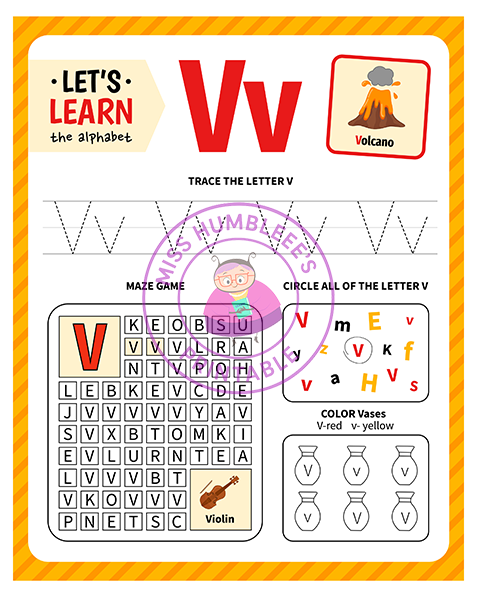 Letter Activity V