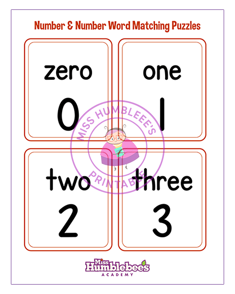 Number Matching Puzzles 1