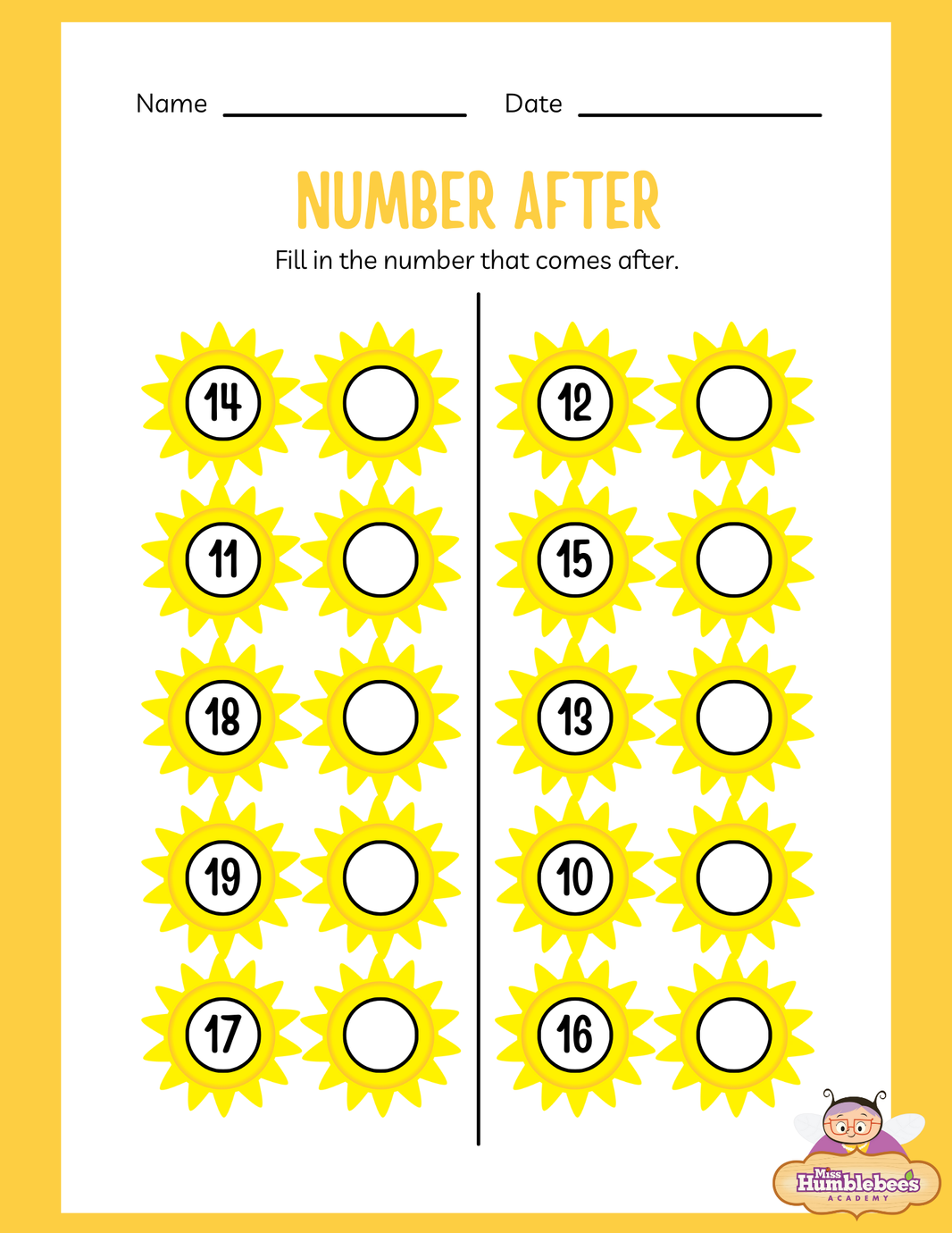 Number After 1