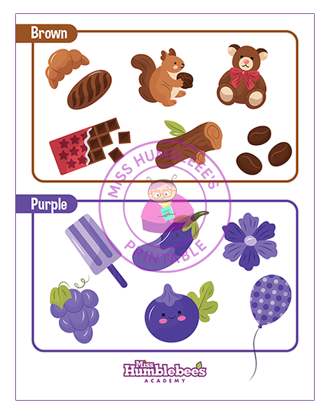 Set of Colors - Purple+Brown