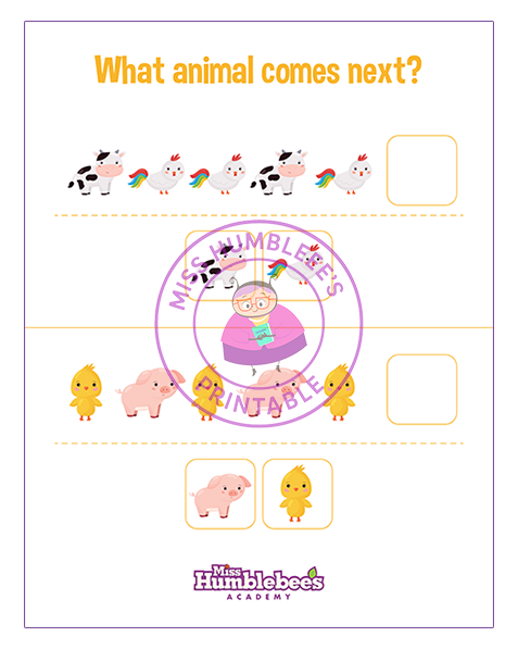 What animal comes next 1