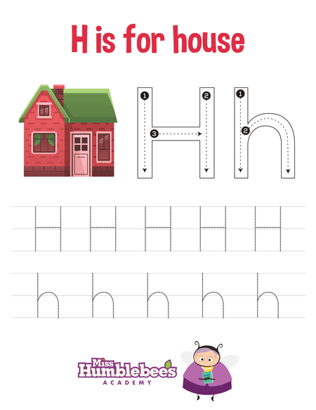 Copy of Letter H Tracing