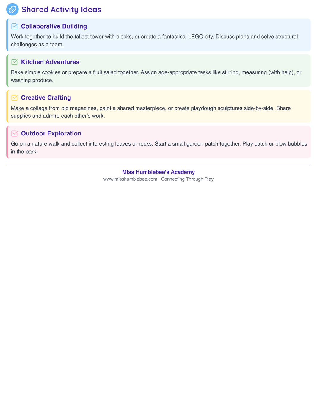 Parents - Shared Activities Guide